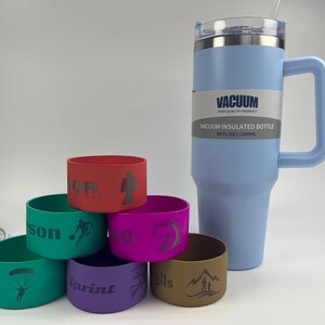 Fascia per bottiglie di bevande, fascette per bottiglie in silicone, etichette personalizzate per bottiglie, etichette per bottiglie sportive, etichette in silicone intagliate per bottiglie, regali per bambini,