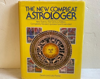 Vintage 1990's Book "The New Compleat Astrologer", by Derek and Julia Parker, Zodiac/Astrology