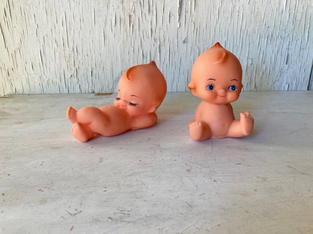 Vintage Plastic Kewpie Dolls, Marked taiwan, Cherubs, Toys, Baby Shower