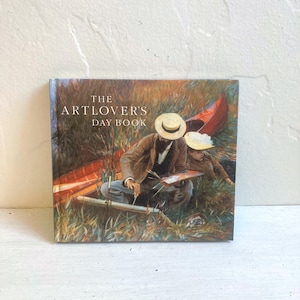 Vintage &quot;The Art Lover&#39;s Day Book&quot;, Date Book, New Old Stock, Blank, 1990&#39;s Office, Painting, Organization, Memories, Journal, Diary