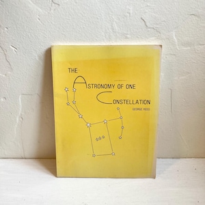 Vintage boek 'The Astronomy of One Constellation' uit de jaren 70, George Reed, gepubliceerd in 1976, zachte kaft, sterren, wetenschap, grafieken