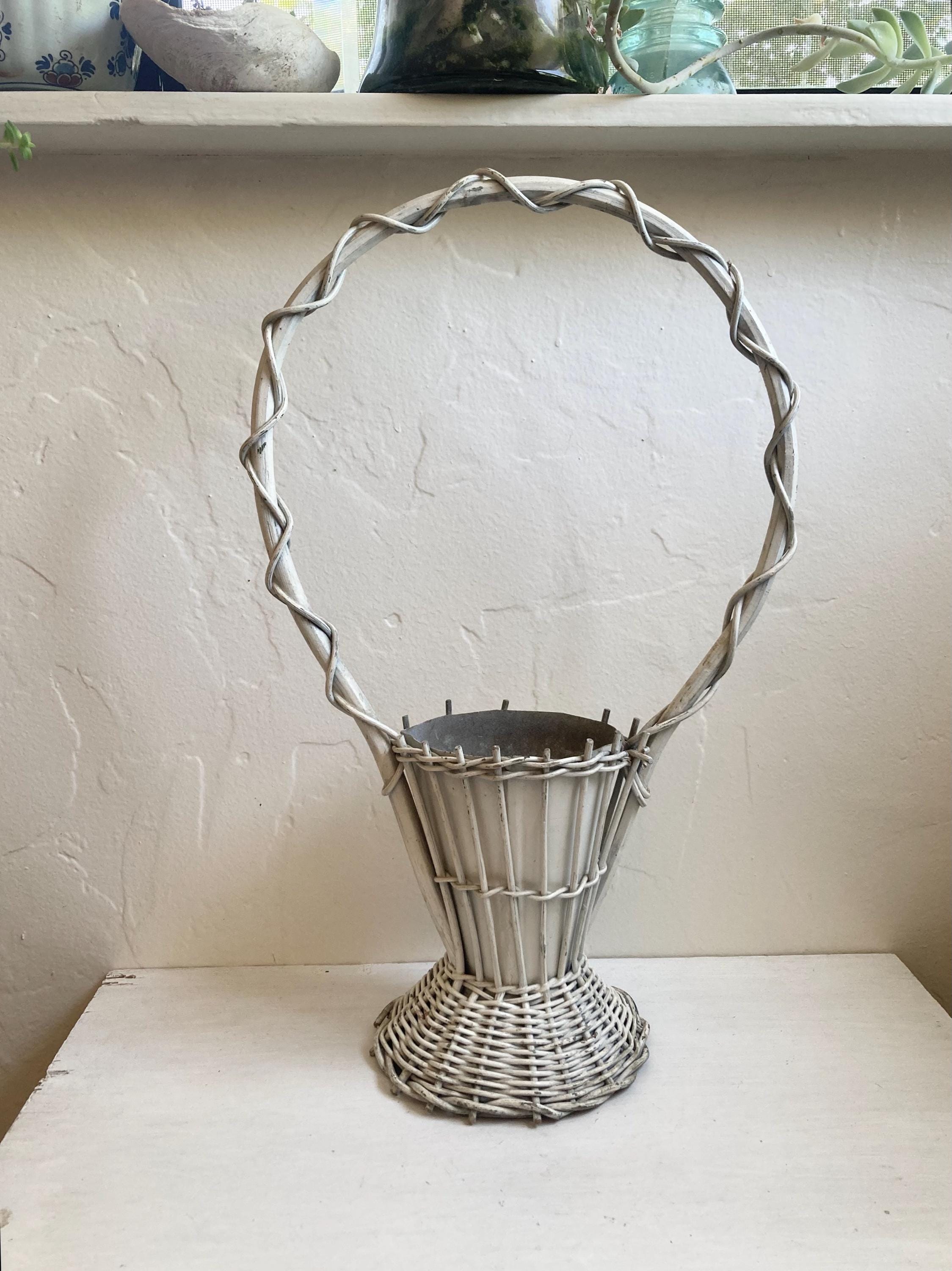 Vintage Clay Basket - Etsy Canada