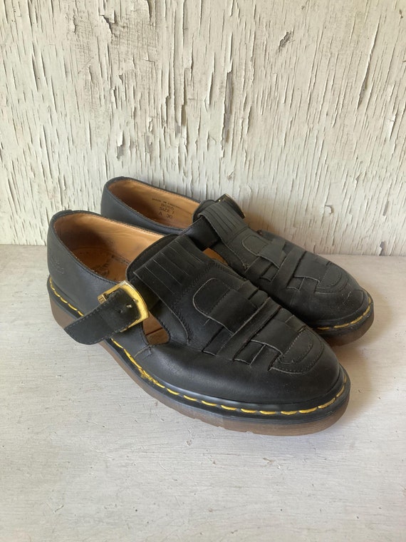 Vintage Doc Marten's 8055 Loafers, Black, UK Size 7 Women's