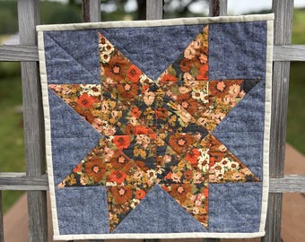 Wandbehang aus Sternenblöcken