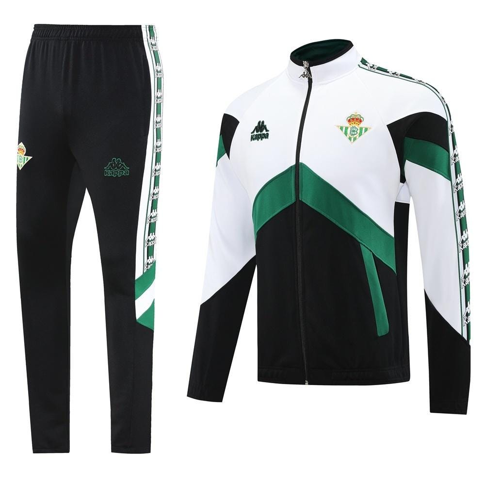 1995-97 BETIS Seville Retro Football Tracksuit Soccer Jacket Zip