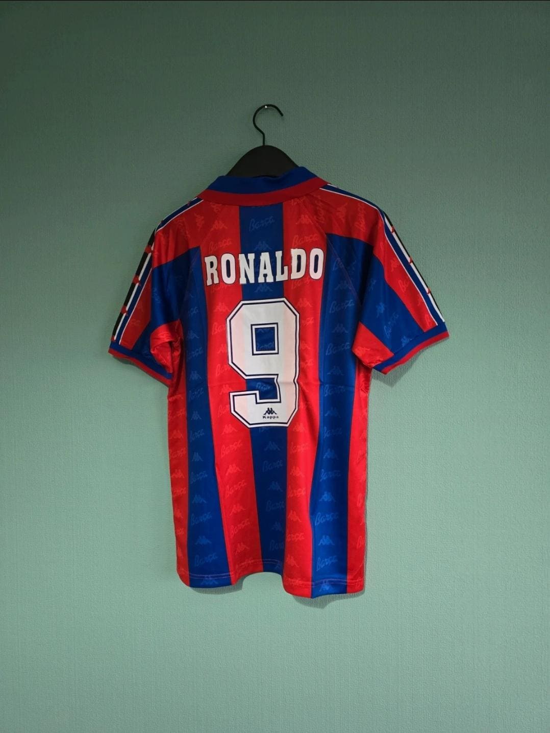 1996-97 BARCELONA Retro Football Shirt 9 RONALDO Soccer Jersey - Etsy