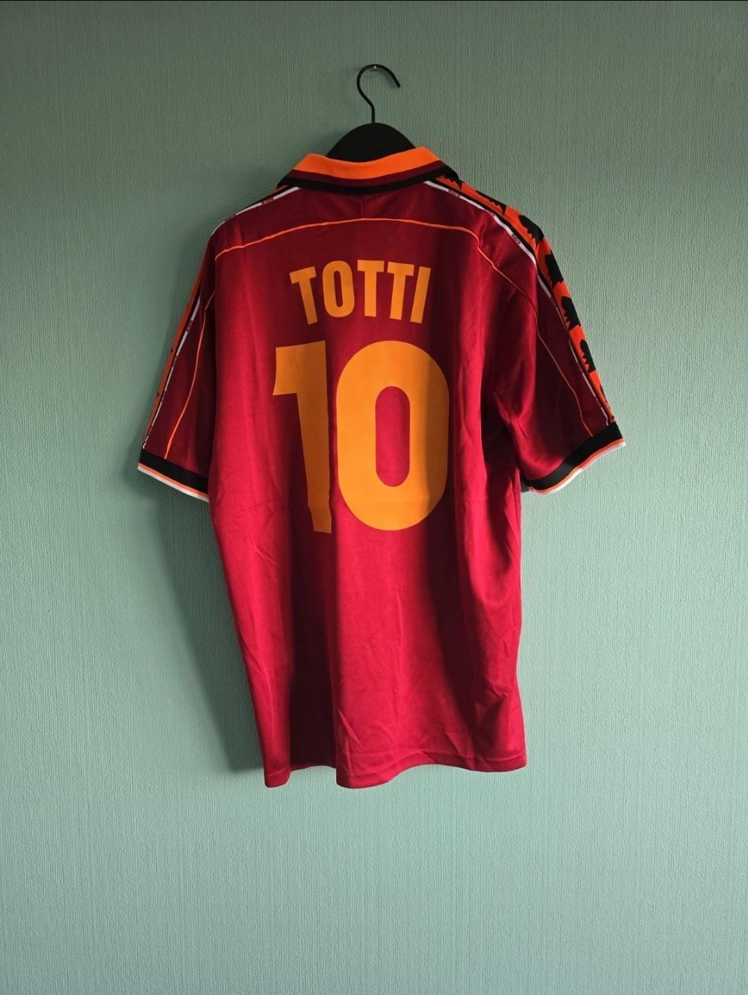 1998-99 ROMA Retro Football Shirt 10 TOTTI Soccer Jersey - Etsy