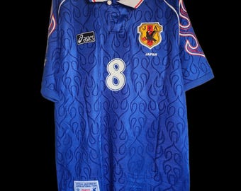 1998 JAPAN Retro Football Shirt 8 NAKATA Soccer Jersey World