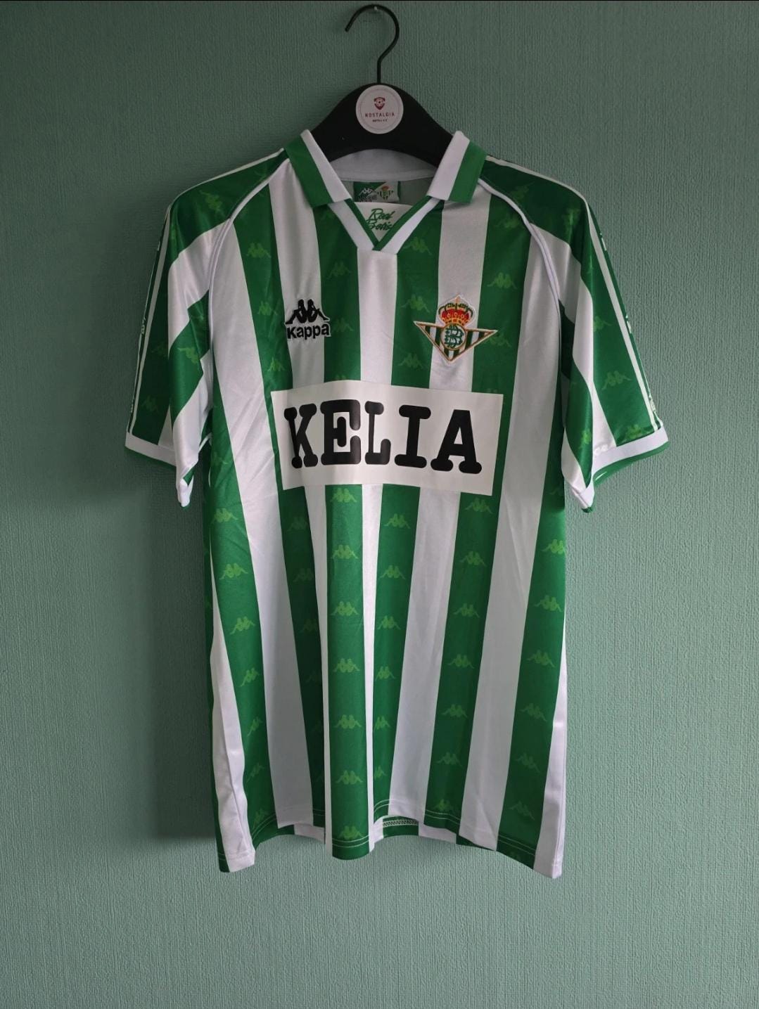 1995-97 BETIS Seville Retro Football Shirt 19 BELLERIN Soccer