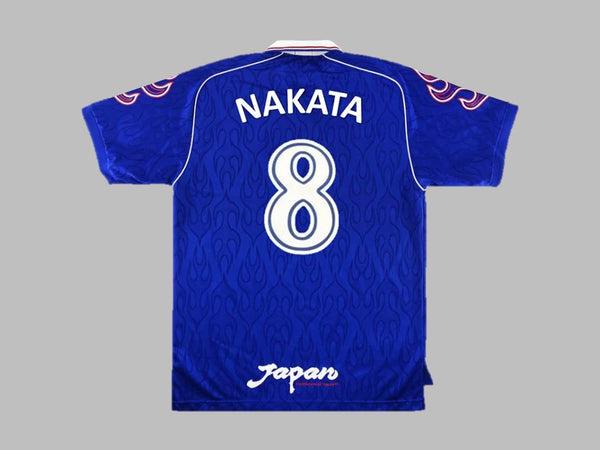1998 JAPAN Retro Football Shirt 8 NAKATA Soccer Jersey World