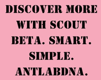 AntLabDNA Scout Beta