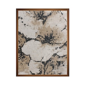Download Neutral Abstract Floral Print | Japanese Botanical Wall Art | Neutral Wall Art