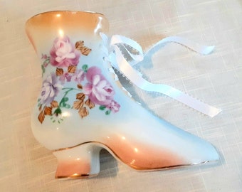 Shoe Vase, RS Prussia Vintage Victorian