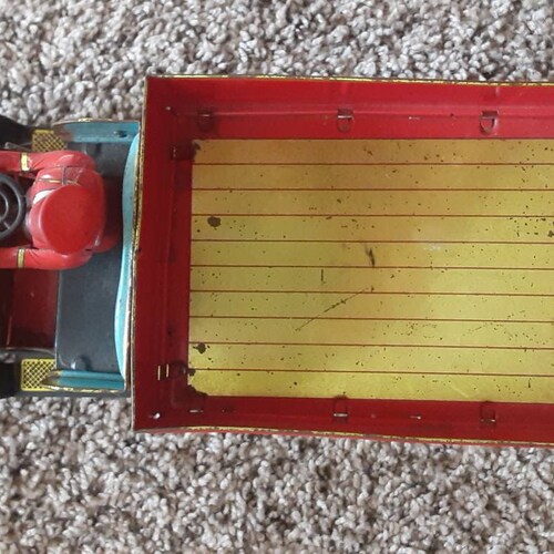 Italian Tin Toy Truck Premiata Ditta shops Transporto Cafe, Fiat