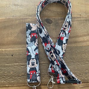 Mickey Breakaway Lanyard and Key Fob