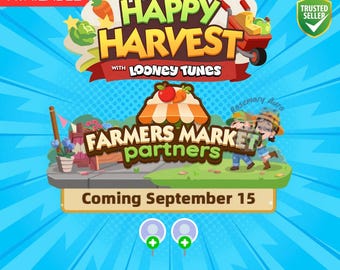 Monopoly Farmers Market Partners 2 Slots Full Carry - Full Carry 80K Points Happy Harvest Album