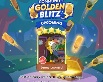 Autocollants Golden Blitz : Lenny Leonard 5 étoiles - Prix le plus bas - Livraison rapide - Album Monopoly