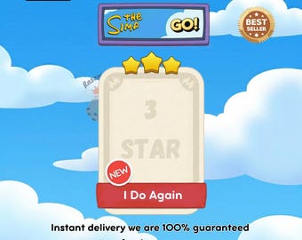 I Do Again Sticker 3 Stars - Monopoly New Album - Cheapest - Fast Delivery