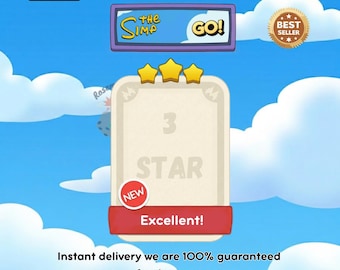 Excellent! Sticker 3 Stars - Monopoly New Album - Cheapest - Fast Delivery