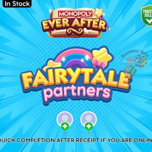 2 machines à sous Monopoly GO Fairytale Partners, transport complet - 80 000 points | Partenaires professionnels - Très moins cher