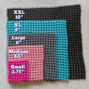 Custom 3D Print Fabric Fidget Chainmail Toy, Sensory Desk Toy *NEW PATTERN!* image 2