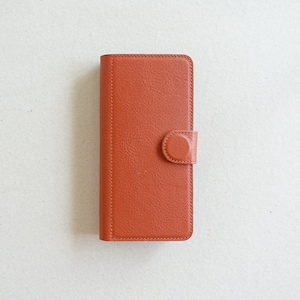 Reddish brown Fairphone 4 flip case book type