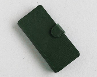 Forest green Fairphone 4 flip case book type