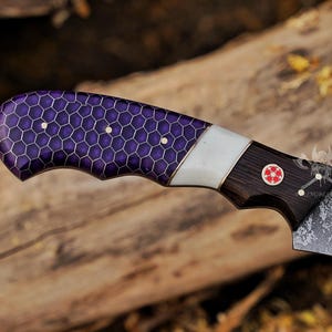Premium Handmade Damascus Steel Fillet Knife - 13 Inches with Leather Sheath main image 0