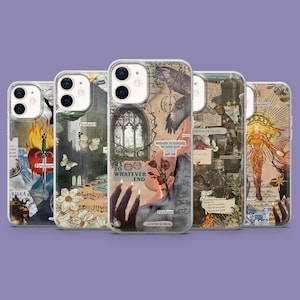 Custodia per telefono Throne of Glass Book Lover Aelin Kingdom Cover per iPhone 16,15,14,13,12, Samsung S25,S24,S23FE,S22,A16,A26,A56, Pixel 9Pro,8A,7