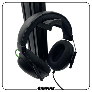 Hållare för headset i aluminiumprofil för simracing