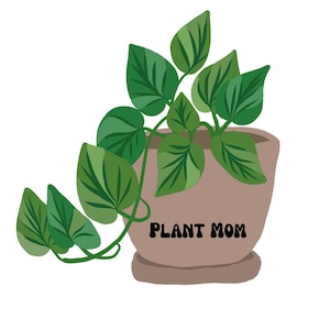 Logo digitale SVG di Plant Mom