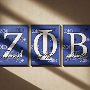Zeta Phi Beta Digital Prints (D9 Sorority)