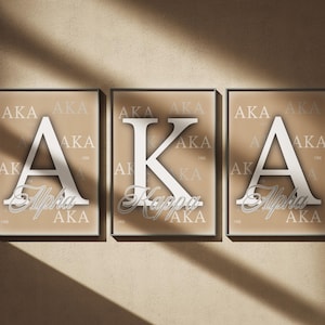 CUSTOM Alpha Kappa Alpha Digital Prints (D9 Sorority)