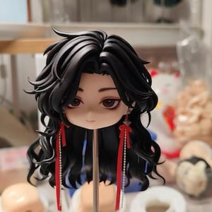 Producción en 20 días, cabeza de muñeca BJD 1/12 personalizada, escultura facial totalmente personalizable, extraíble o integrada, cualquier personaje u OC, hecho a pedido.