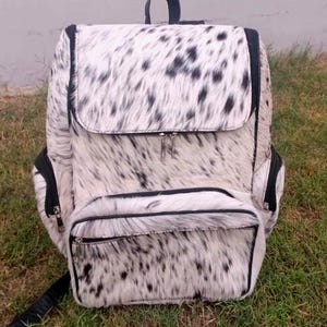 Handmade Brindle Rindsleder Rucksack: Leder Rucksack