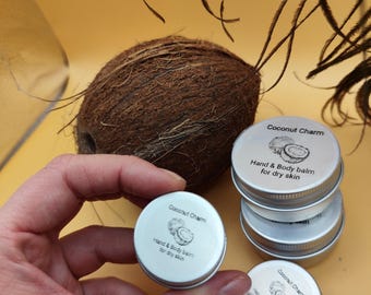 Coconut Balm: Vegan Hand & Body Moisturizer, Handmade Skincare