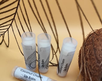 Coconut Lip Balm: Handmade Vegan Moisturizing Lip Care