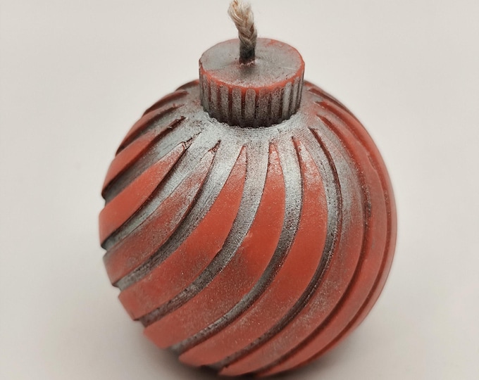 Featured listing image: New Year's ball Soy wax Candles — Christmas, Yule & New Year Collection