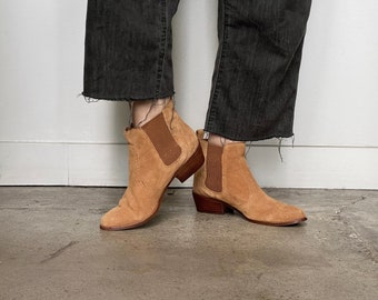 FOUND : the perfect with everything SUEDE ankle boots