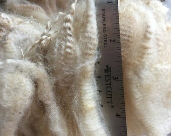 Jacob fleece raw lilac /& white