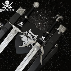Handmade Decorative Sword Inspired by Witcher 3 | Collectible Gift for Him | Personalized Display Sword for Wall Deco
