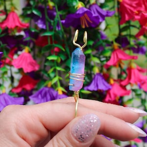 Crystal Cigarette Holder Ring | Adjustable Tip | Quartz Crystal