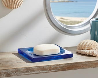 Blaue Moderne Seifenschale - Badezimmer Dekor