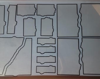 Clear Terrain Footprints/Bases for Summer 2026 Grimdark Wargaming 11th Edition