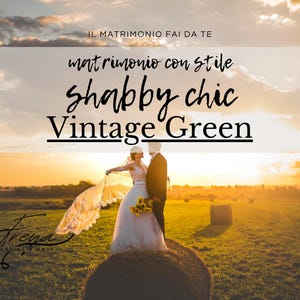 Vintage green, Shabby chic: Grafiche minimal ispirate alla natura - facili da personalizzare