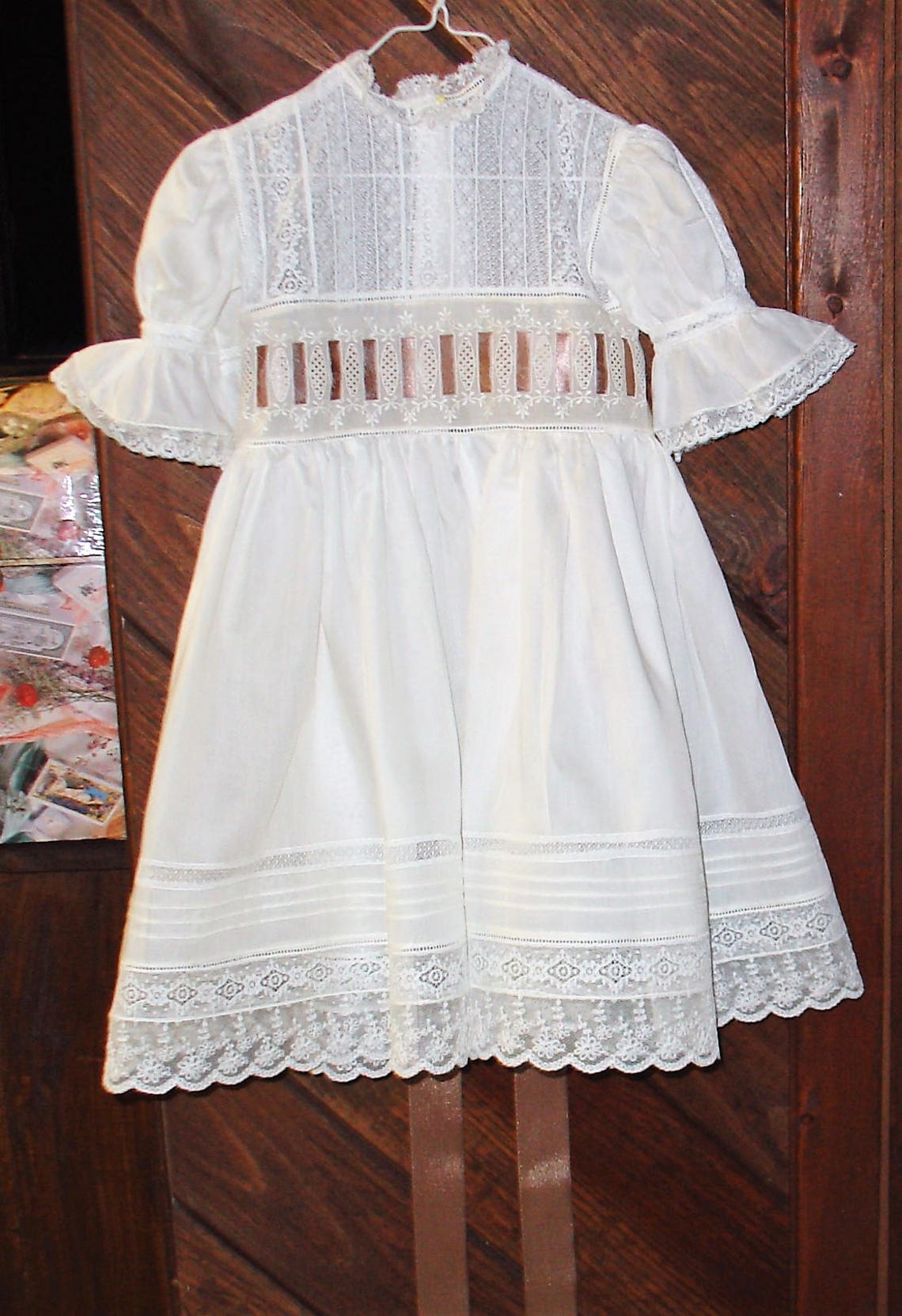 Special Order for Reen heirloom dress and slip ivory/off white Etsy