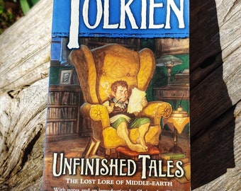 Vintage Copy of Unfinished Tales by J.R.R. Tolkien The Lost Lore of Middle-Earth with notes and an introduction by Christopher Tolkien