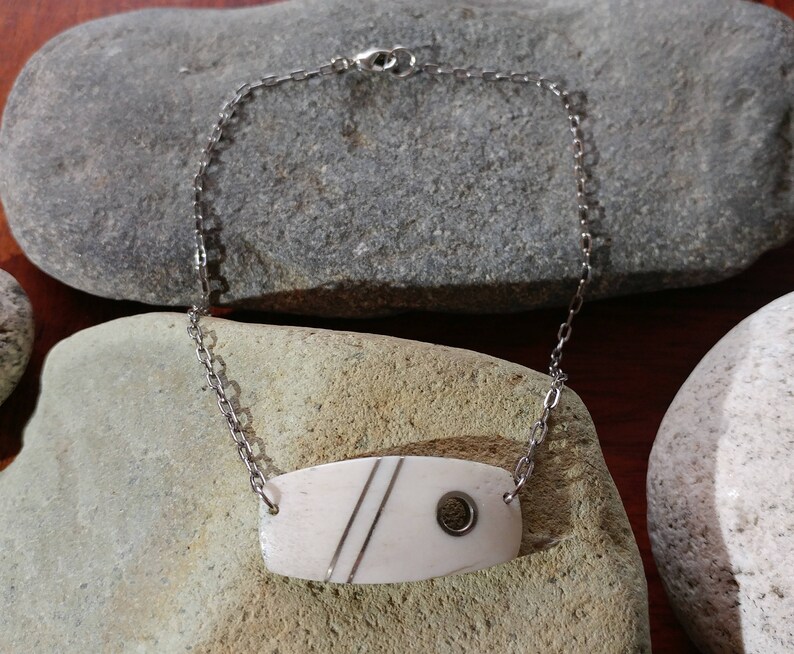 Modern Antler and Steel Choker