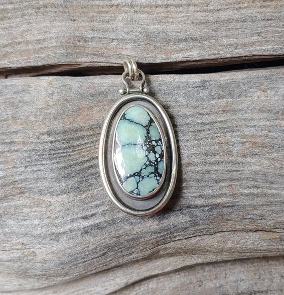 Lovely Handmade Sage Green Desert Bloom Variscite 