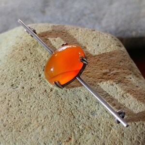 Antique Carnelian Bar Pin